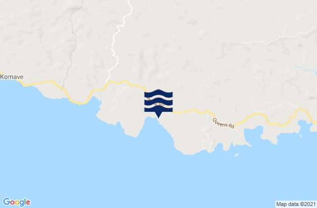 Mappa delle Getijden in Vunaniu, Fiji