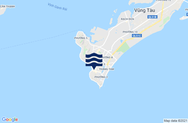 Mappa delle Getijden in Vũng Tàu, Vietnam