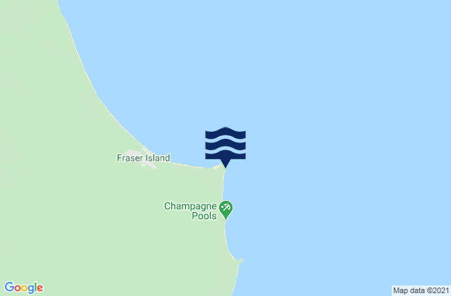 Mappa delle Getijden in Waddy Point, Australia