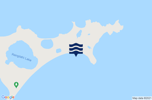 Mappa delle Getijden in Waikeri, New Zealand