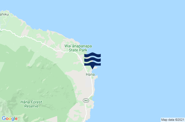 Mappa delle Getijden in Waikoloa Beach, United States