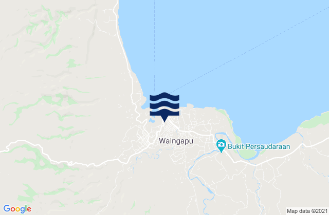 Mappa delle Getijden in Waingapu, Indonesia