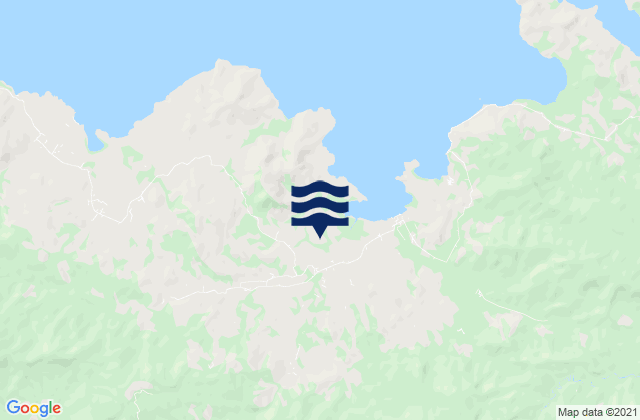 Mappa delle Getijden in Wakaseko, Indonesia