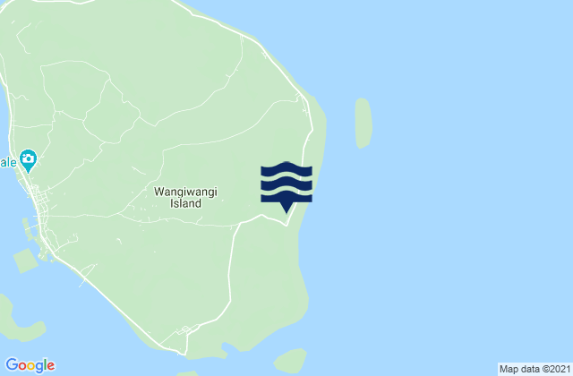 Mappa delle Getijden in Wakatobi Regency, Indonesia