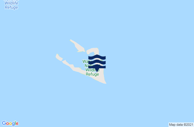 Mappa delle Getijden in Wake Island, United States Minor Outlying Islands