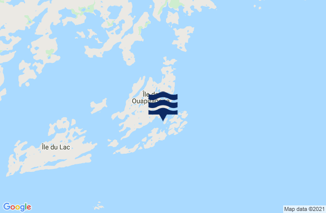 Mappa delle Getijden in Wapitagun Harbour, Canada