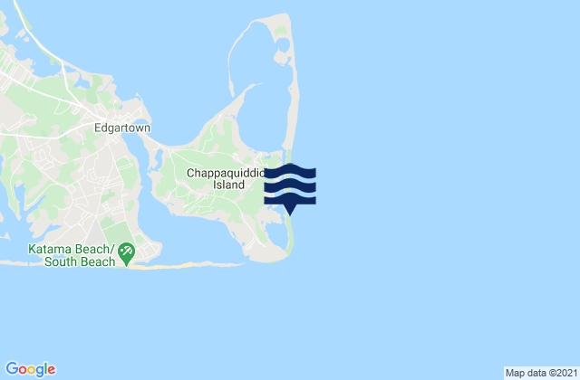 Mappa delle Getijden in Wasque Point (Chappaquiddick Island), United States