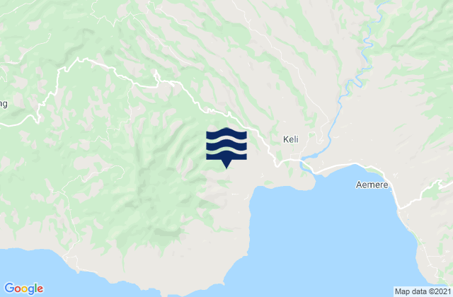 Mappa delle Getijden in Watuka, Indonesia