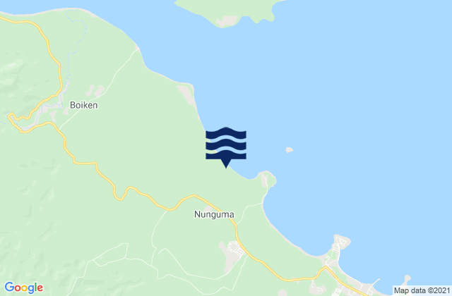Mappa delle Getijden in Wewak, Papua New Guinea