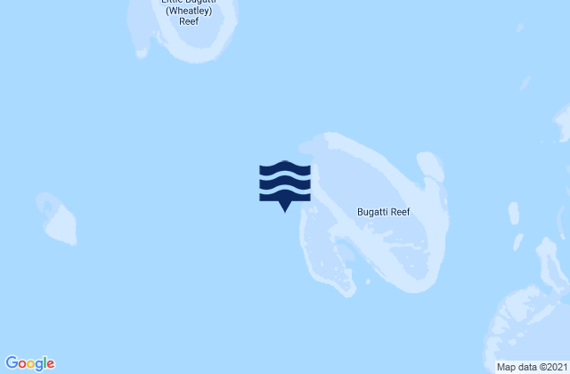 Mappa delle Getijden in Whitetip Reef Rear, Australia