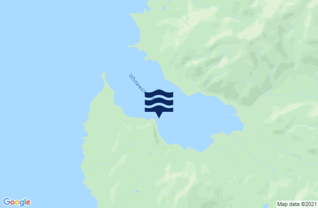 Mappa delle Getijden in Whitewater Bay (Admiralty Island), United States