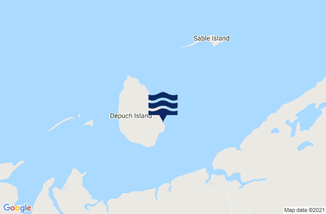 Mappa delle Getijden in Wickham Beach, Australia