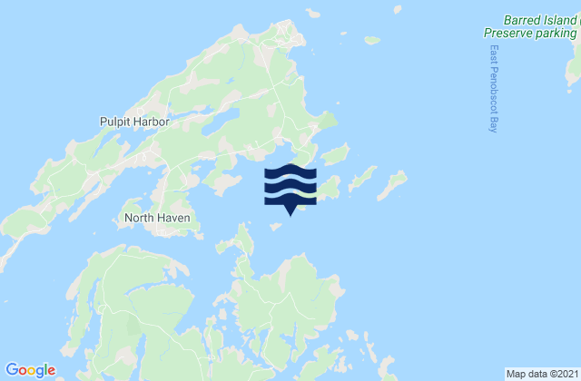 Mappa delle Getijden in Widow Island-Stimpson Island, United States