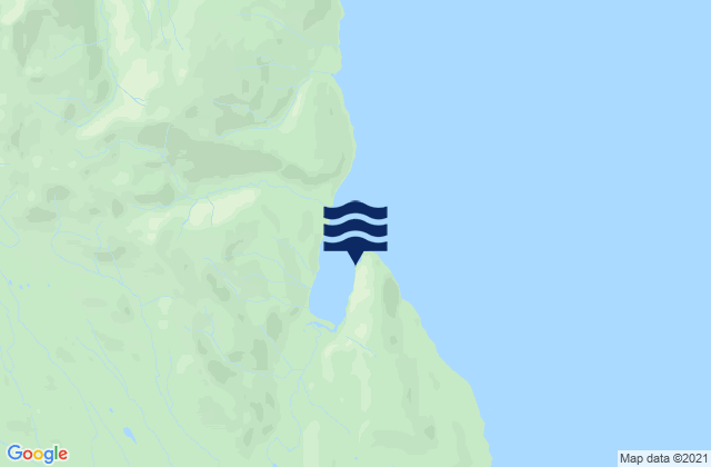 Mappa delle Getijden in William Henry Bay, United States