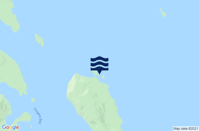Mappa delle Getijden in Willoughby Island, United States