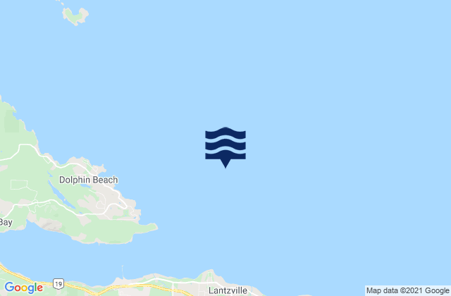 Mappa delle Getijden in Winchelsea Islands, Canada