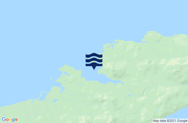 Mappa delle Getijden in Windy Bay (Hawkins Island), United States