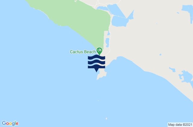 Mappa delle Getijden in Witzigs (Point Sinclair), Australia