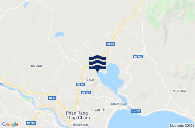 Mappa delle Getijden in Xã Hộ Hải, Vietnam