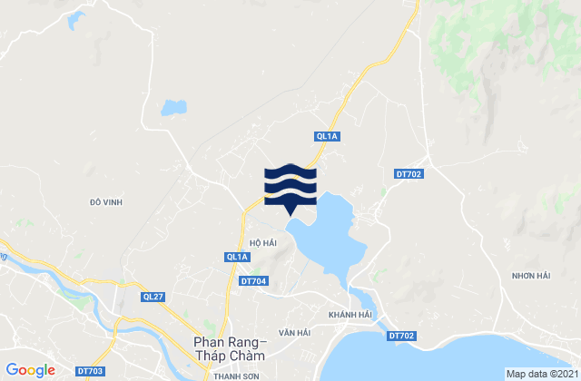 Mappa delle Getijden in Xã Phước Trung, Vietnam