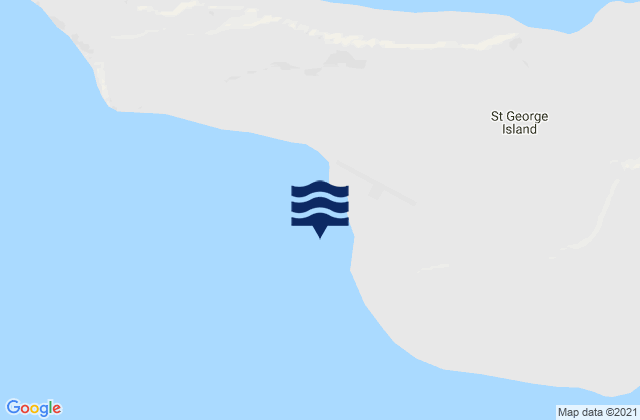 Mappa delle Getijden in Zapadni Bay (St. George Island), United States