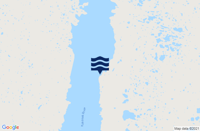 Mappa delle Getijden in Île Naujaat, Canada