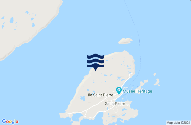 Mappa delle Getijden in Île Saint-Pierre, Saint Pierre and Miquelon