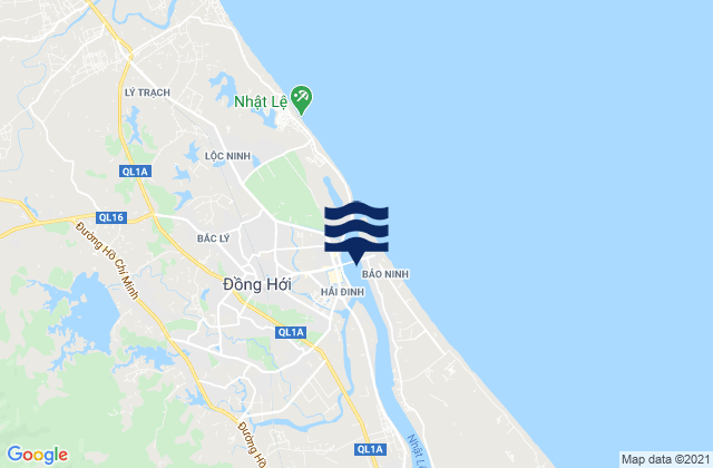 Mappa delle Getijden in Đồng Hới, Vietnam